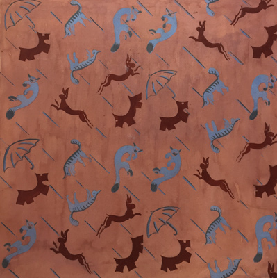 Raining-Cats-&-Dogs-1950's-fabric-design